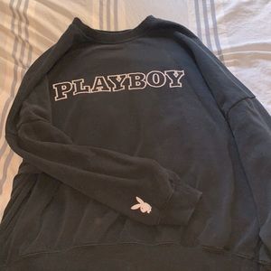 Black Medium Playboy Sweatshirt